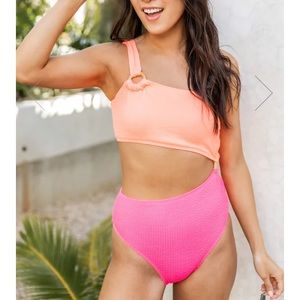 NWOT Pink Lily bathing suit